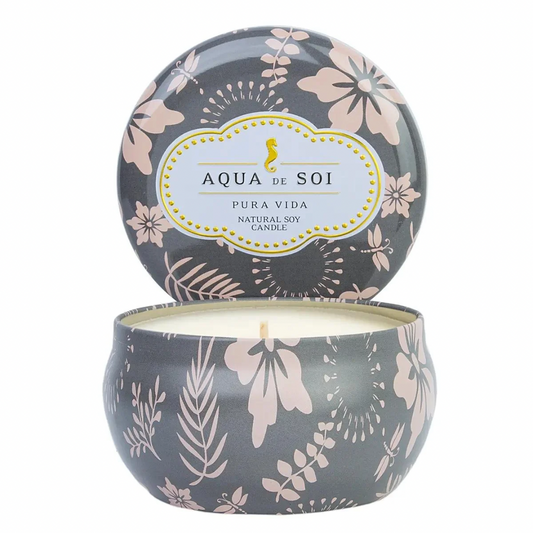 Aqua de SOi 9oz Pura Vida Travel Tin Candle