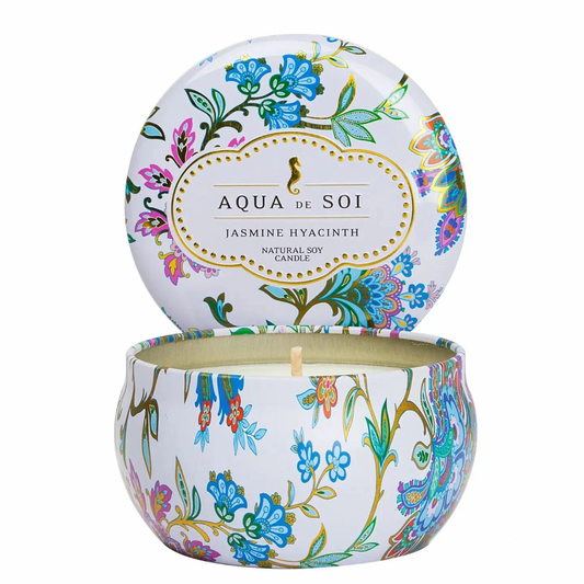 Aqua de SOi Jasmine Hyacinth 9oz Travel Tin Candle