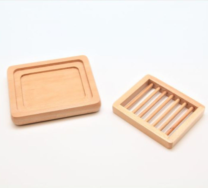 Natural 2Piece Soap Dish