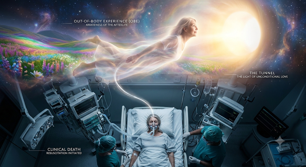 Near-death experience out of body