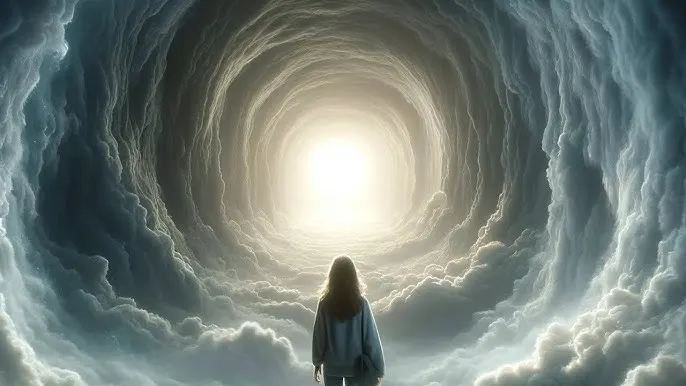 out of body experience described in near-death experience elements